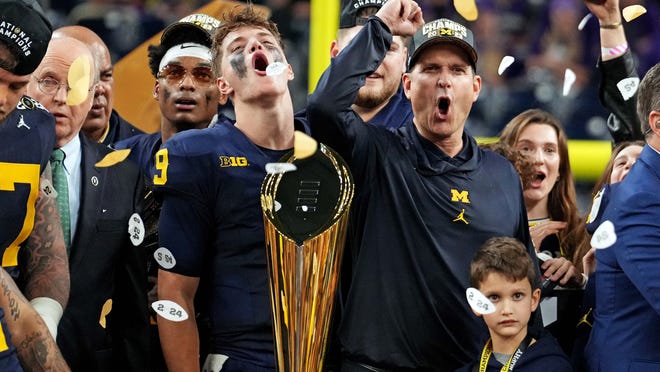 Chargers coach Jim Harbaugh added to federal lawsuit against former Michigan assistant